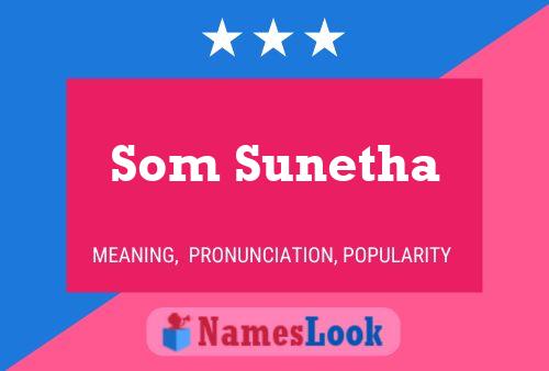 ملصق اسم Som Sunetha