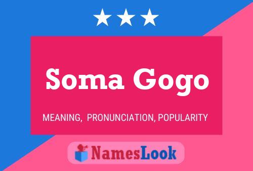 ملصق اسم Soma Gogo