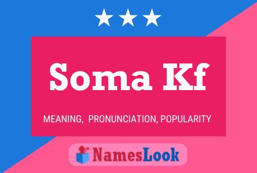 ملصق اسم Soma Kf