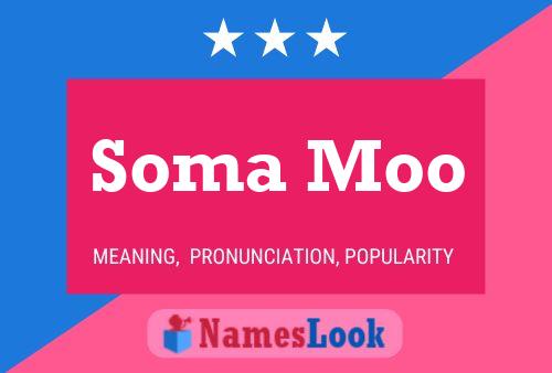 ملصق اسم Soma Moo