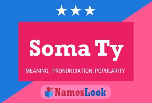 ملصق اسم Soma Ty