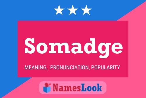 ملصق اسم Somadge