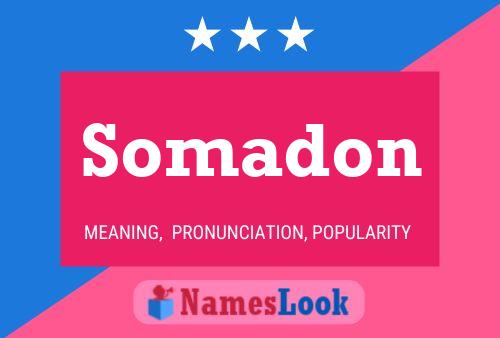 ملصق اسم Somadon