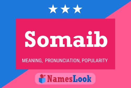 ملصق اسم Somaib