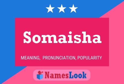 ملصق اسم Somaisha