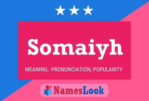 ملصق اسم Somaiyh