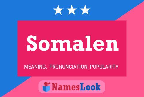 ملصق اسم Somalen