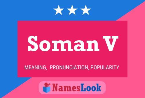 ملصق اسم Soman V