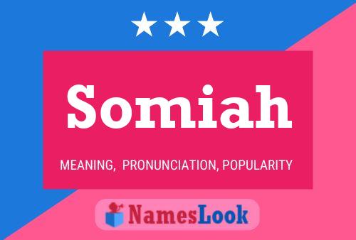 ملصق اسم Somiah