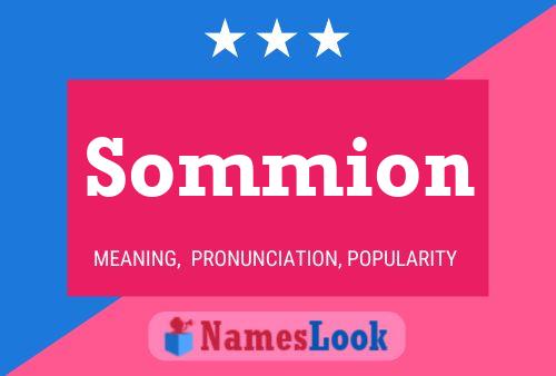 ملصق اسم Sommion