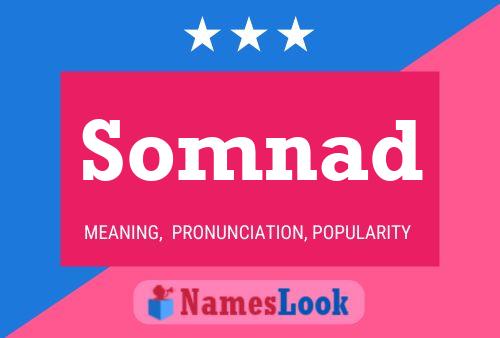 ملصق اسم Somnad