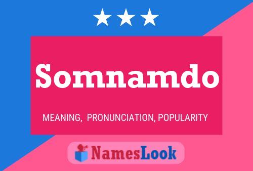 ملصق اسم Somnamdo