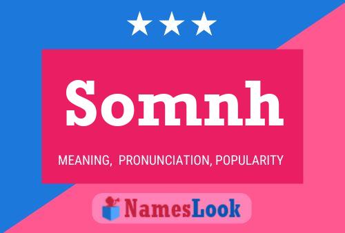 ملصق اسم Somnh