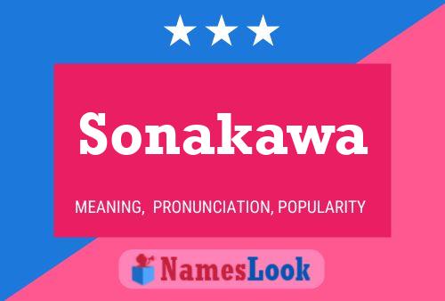 ملصق اسم Sonakawa