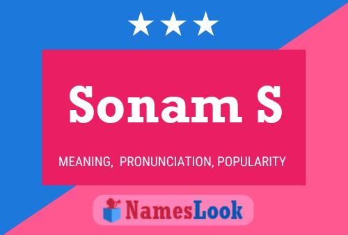 ملصق اسم Sonam S