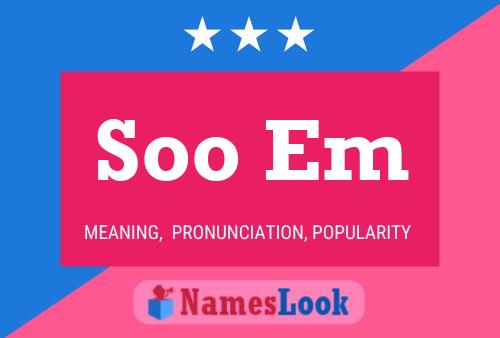 ملصق اسم Soo Em