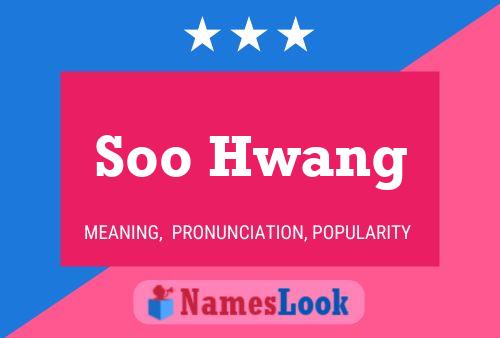 ملصق اسم Soo Hwang