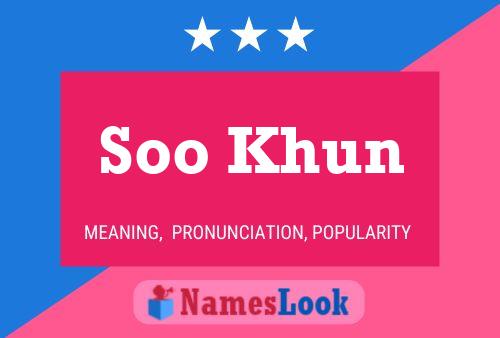 ملصق اسم Soo Khun