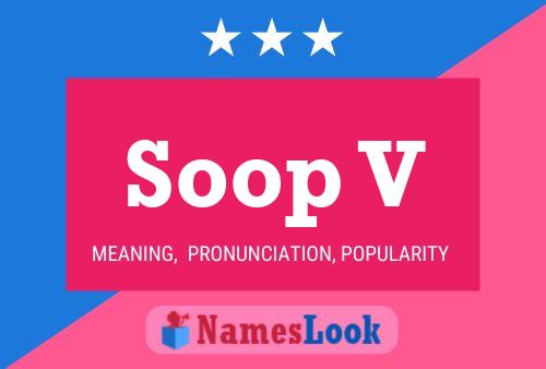 ملصق اسم Soop V