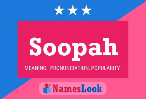 ملصق اسم Soopah