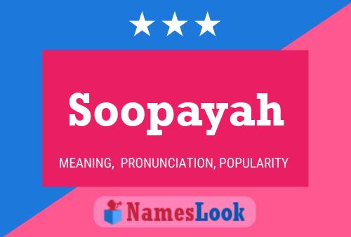 ملصق اسم Soopayah