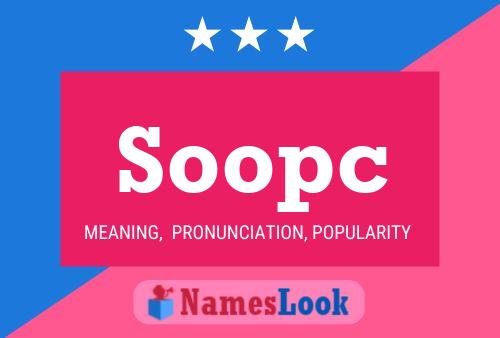 ملصق اسم Soopc