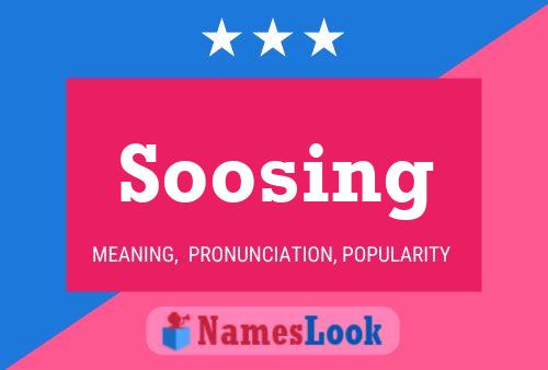 ملصق اسم Soosing