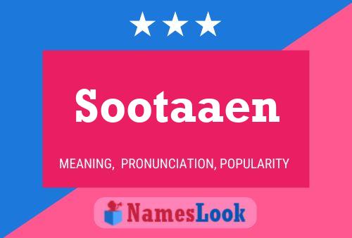 ملصق اسم Sootaaen