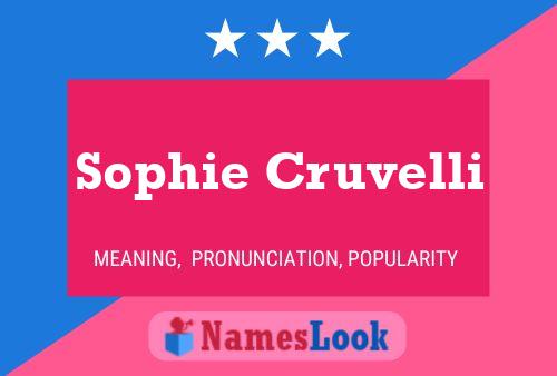 ملصق اسم Sophie Cruvelli