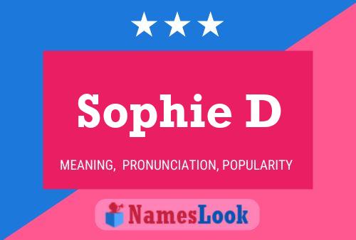 ملصق اسم Sophie D