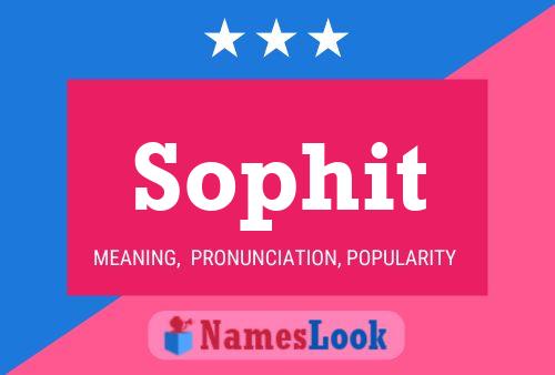 ملصق اسم Sophit