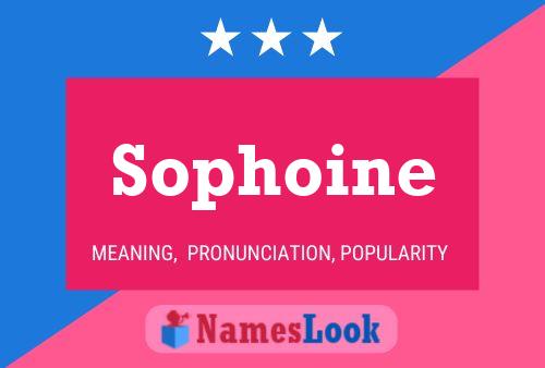 ملصق اسم Sophoine