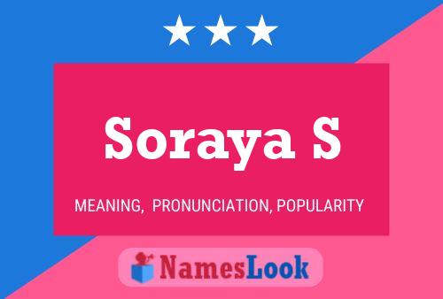 ملصق اسم Soraya S