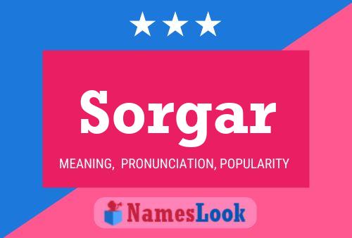 ملصق اسم Sorgar