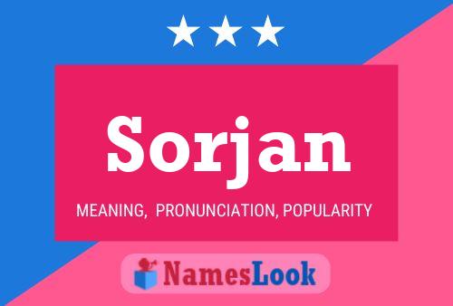 ملصق اسم Sorjan