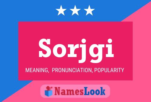 ملصق اسم Sorjgi