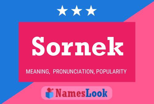 ملصق اسم Sornek