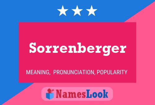 ملصق اسم Sorrenberger