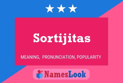 ملصق اسم Sortijitas