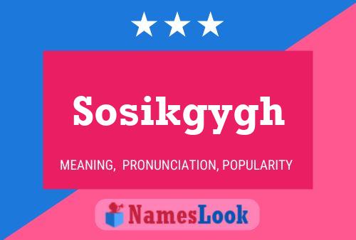 ملصق اسم Sosikgygh