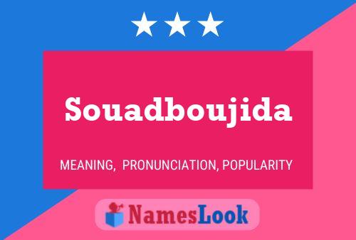 ملصق اسم Souadboujida