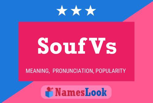 ملصق اسم Souf Vs