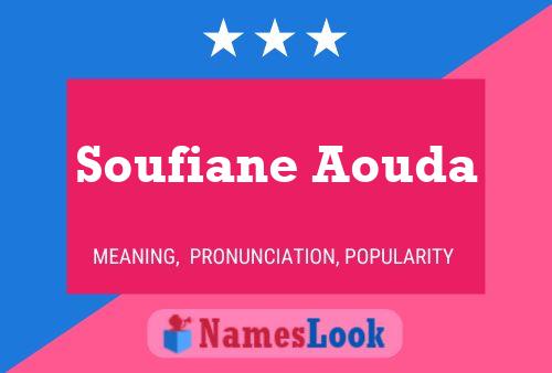 ملصق اسم Soufiane Aouda