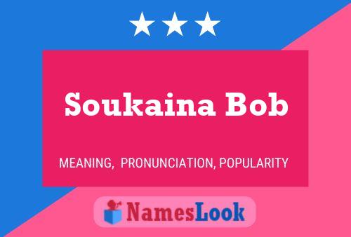 ملصق اسم Soukaina Bob