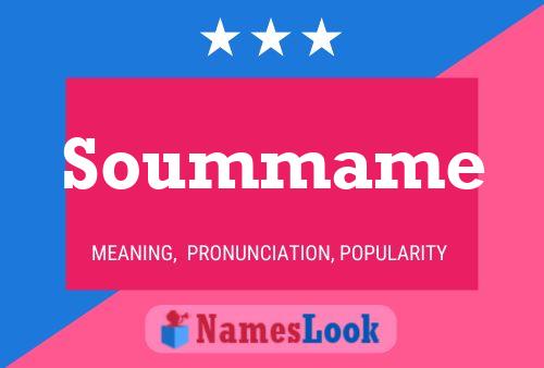 ملصق اسم Soummame