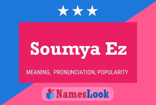 ملصق اسم Soumya Ez