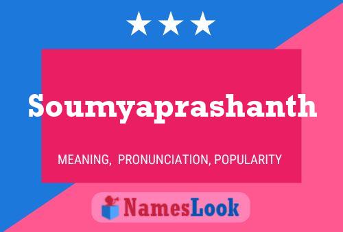 ملصق اسم Soumyaprashanth