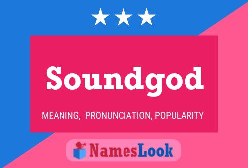 ملصق اسم Soundgod