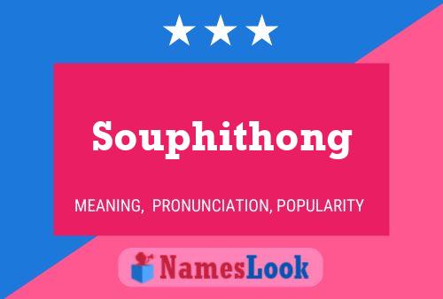 ملصق اسم Souphithong