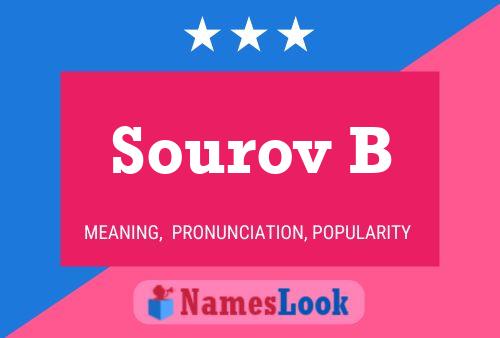 ملصق اسم Sourov B